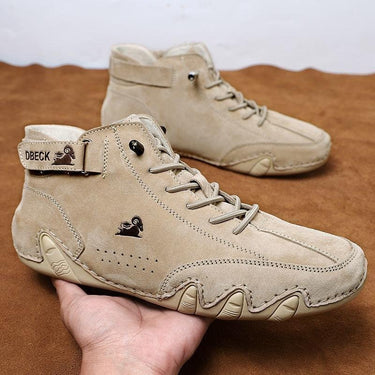 Italian Suede Boots Handmade (Beck Shoes) - LightsBetter